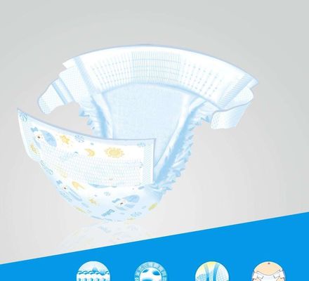 PLC Remote Maintenance 600PPM I Shape Baby Diaper Machinery