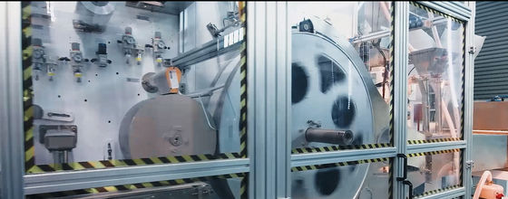 300KW 3% Rejection Elastic Waist Band Diaper Making Machine