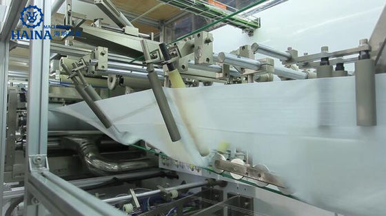 HAINA 40M Length Pulp Molding S M XL L Adult Diaper Production Line