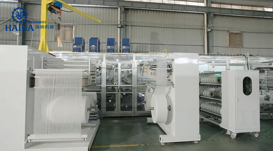 Fluff Type O Shape 4% Rejection 0.6Mpa Adult Diaper Making Machine