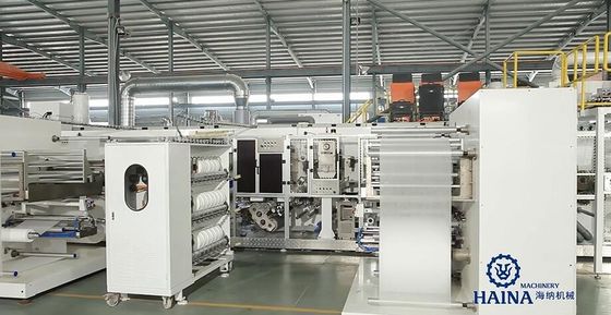CE HAINA 250KW 500pcs/Min Ultra Thin Baby Diaper Production Line