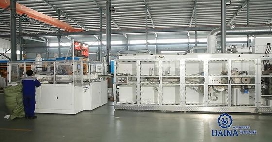 PLC Siemens System 100T 300kw Diaper Manufacturing Machine