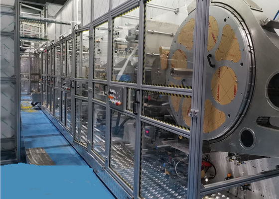 Full Servo 800Pcs/Min Elastic Waist Band Diaper Production Machine