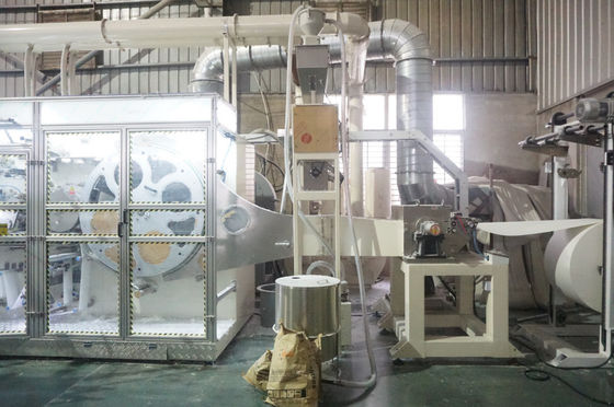 HAINA 220KW 85% Efficiency Sanitary Napkin Production Machine