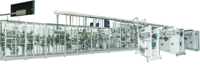 800pcs/Min 0.6Mpa Ultra Thin Sanitary Napkin Production Line