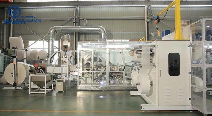 85% Efficiency 400KW 300Pcs/Min Adult Pants Making Machine