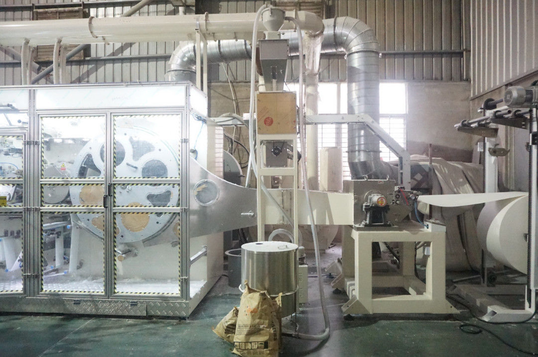 HAINA 220KW 85% Efficiency Sanitary Napkin Production Machine